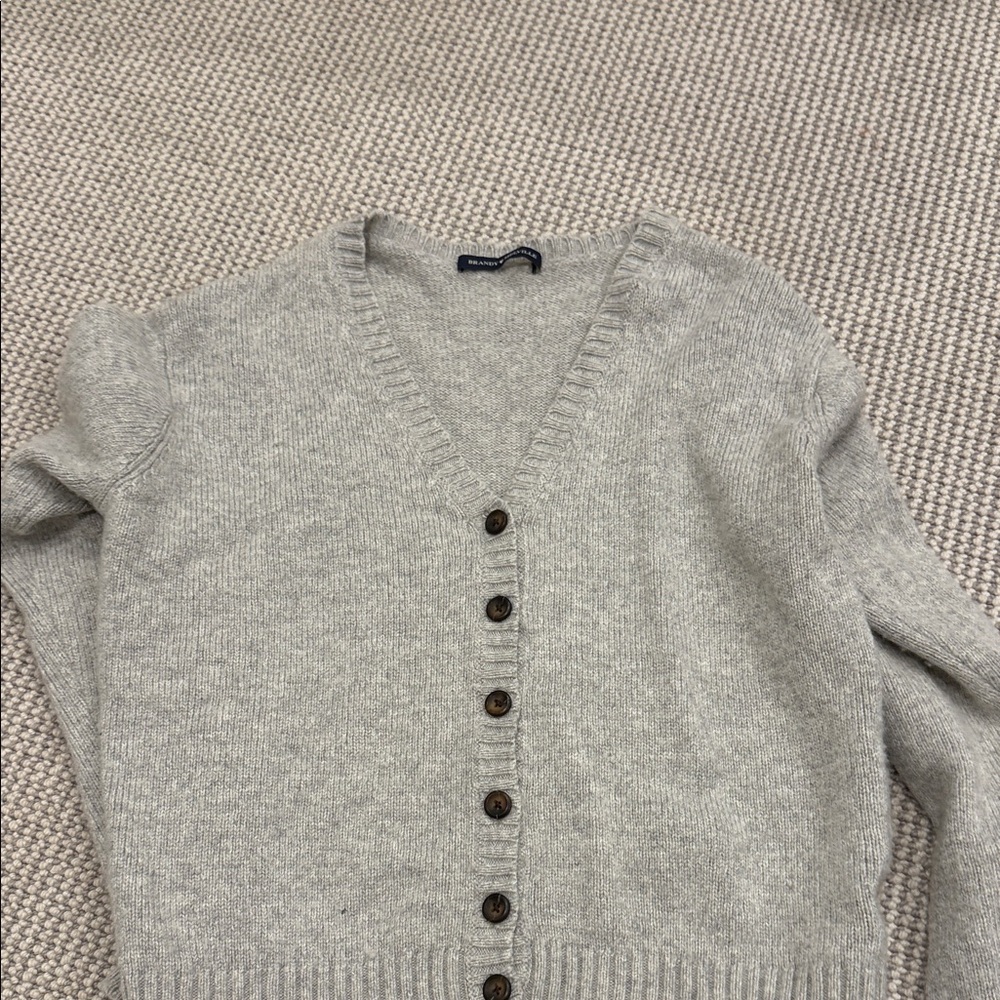 Brandy Melville Gray Button-Up Cardigan